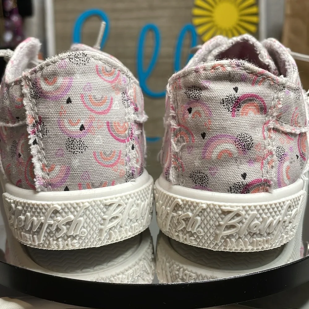 NWOT Blowfish Fruit-K - Grey Rainbow Magic- Toddler 12 - Picture 5 of 6